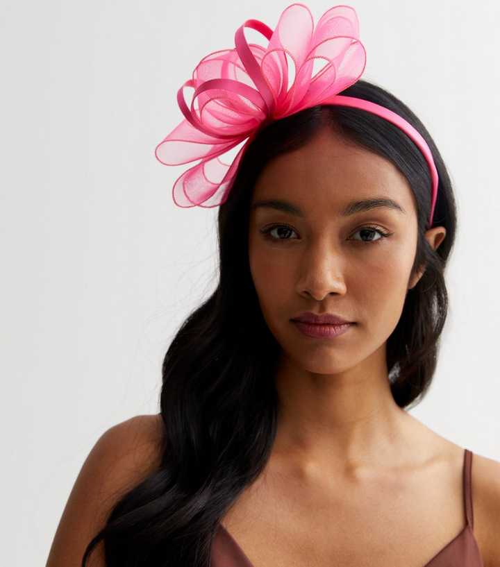 pink headband fascinator