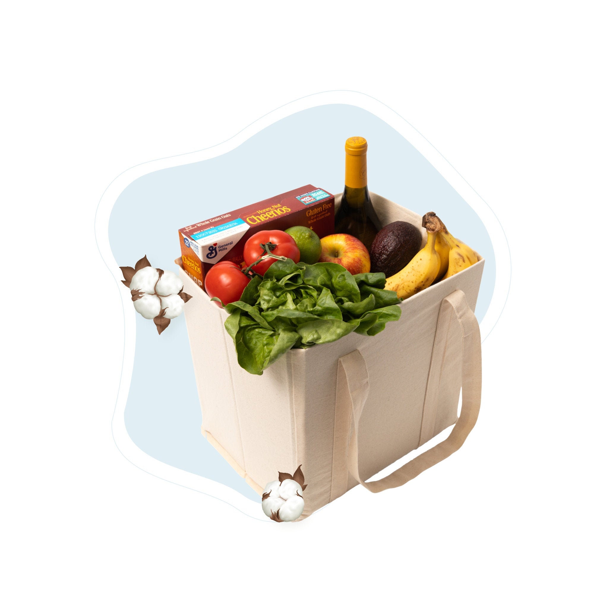 collapsible grocery bag