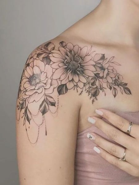 shoulder tattoos female