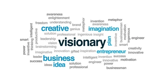 another word for visionary