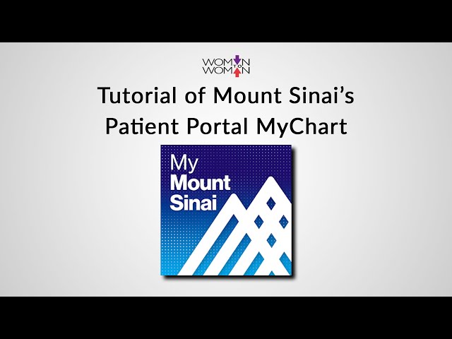 sinai mychart