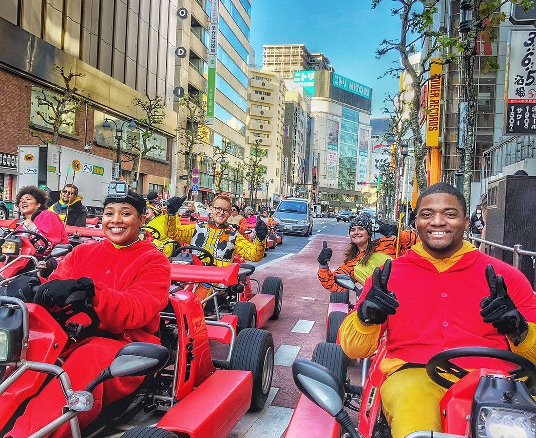 shibuya crossing go karting