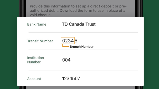 td bank direct deposits