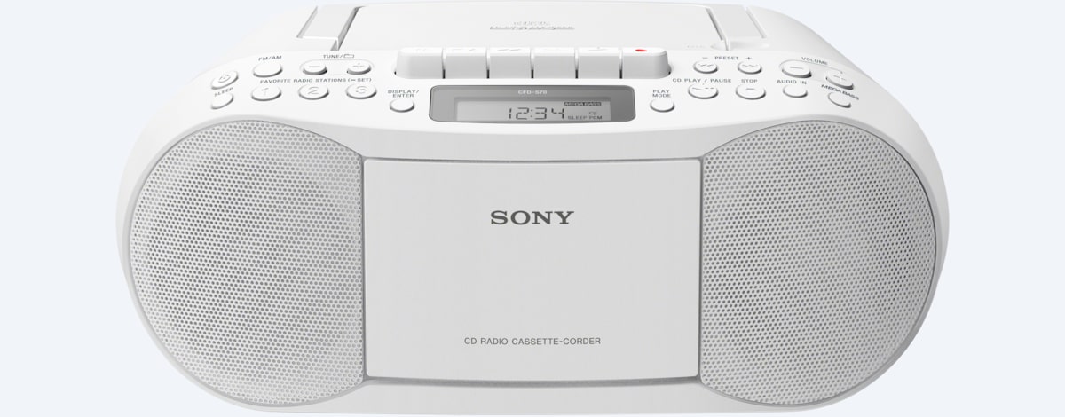 radio casetera sony