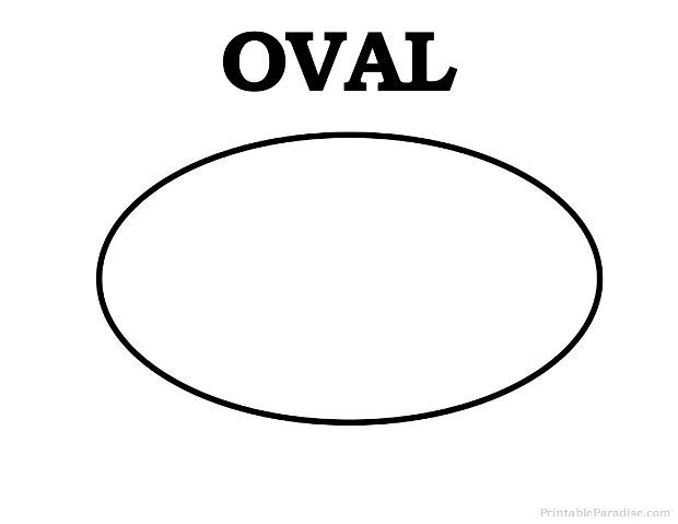 oval template printable