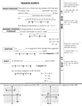 lesson 1-1 measuring segments and angles