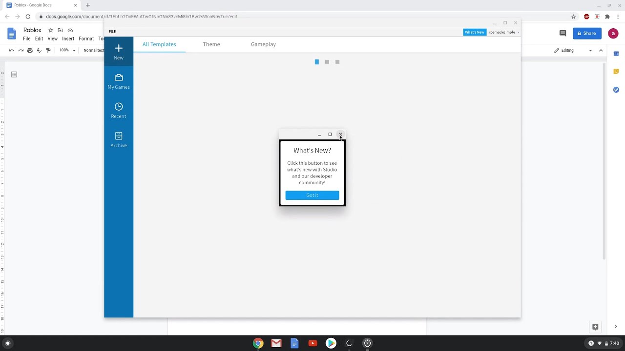 how to get roblox studio on chromebook