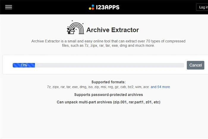 online winrar extractor