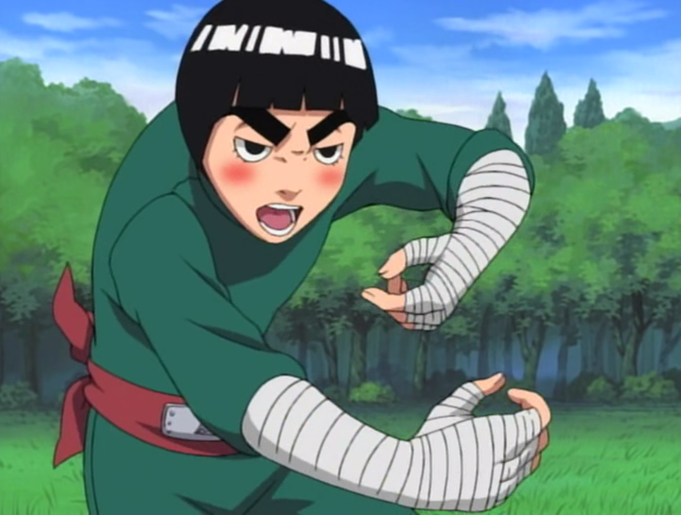 rock lee vs kimimaro episode number