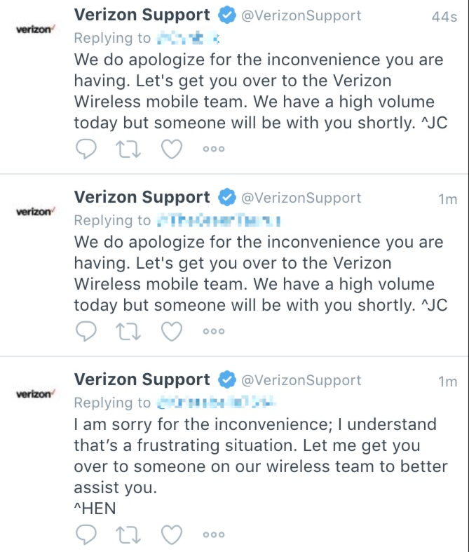 verizon network down today