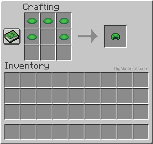 how to get turtle shell in minecraft