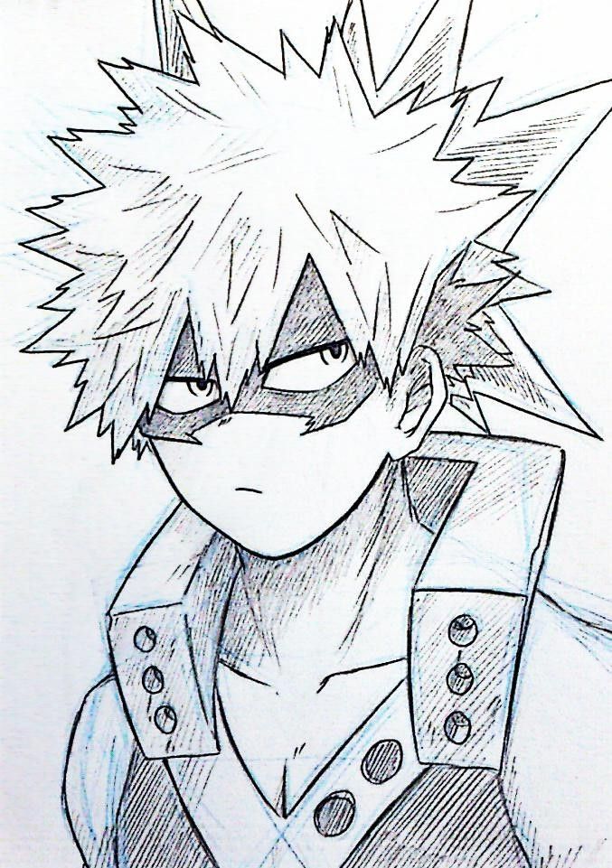 bakugou katsuki para dibujar