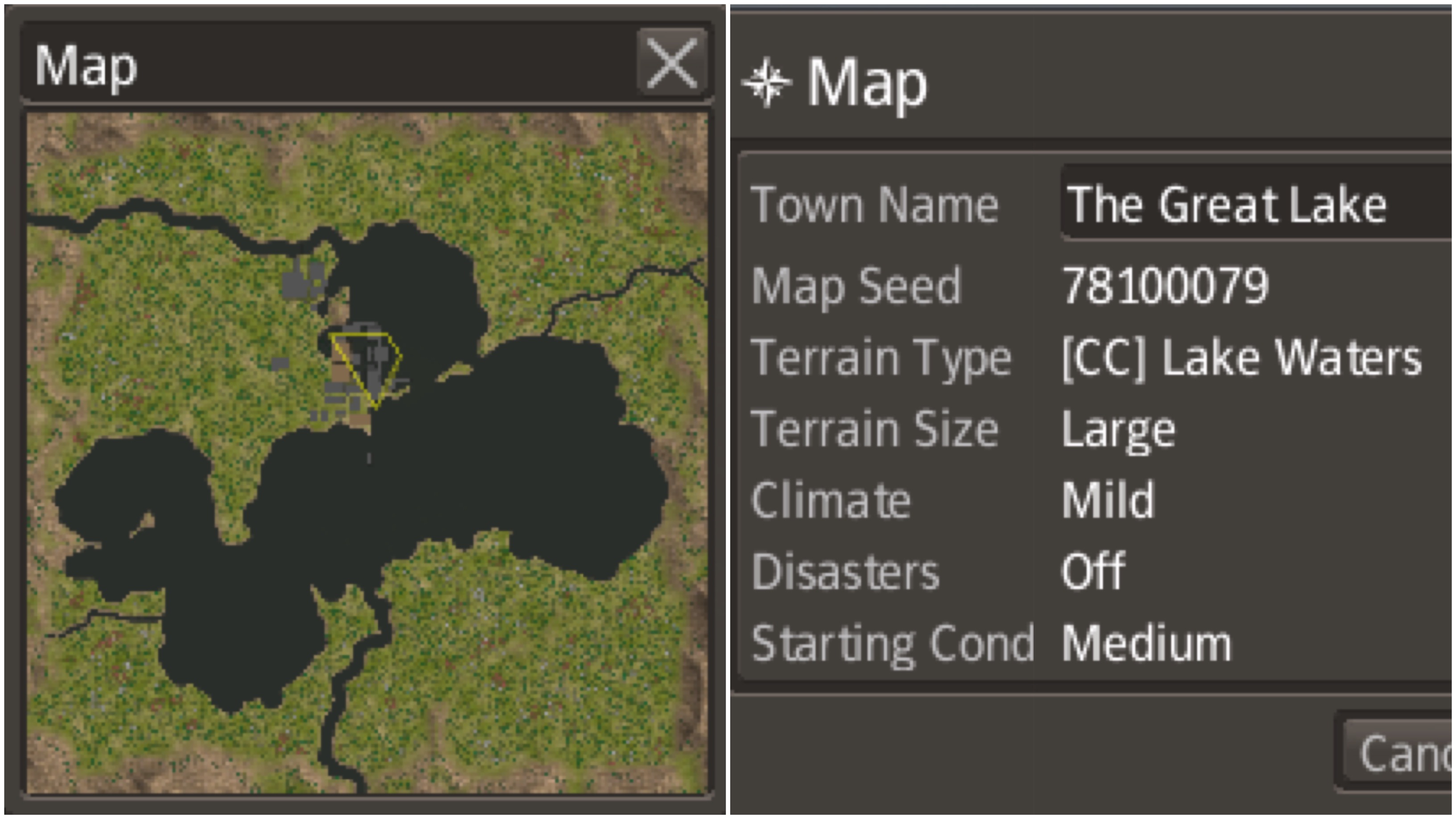 banished map seed generator