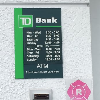 banking hours td bank