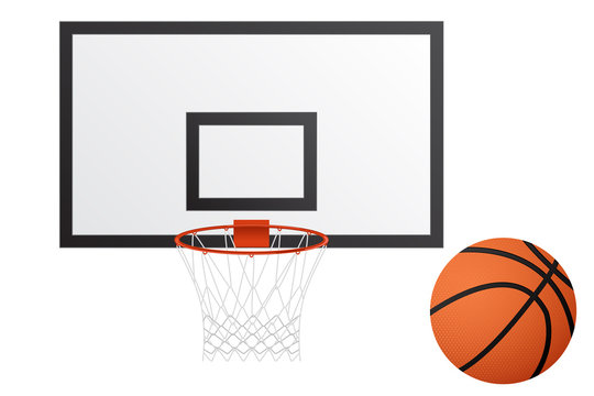 basketball hoop cartoon