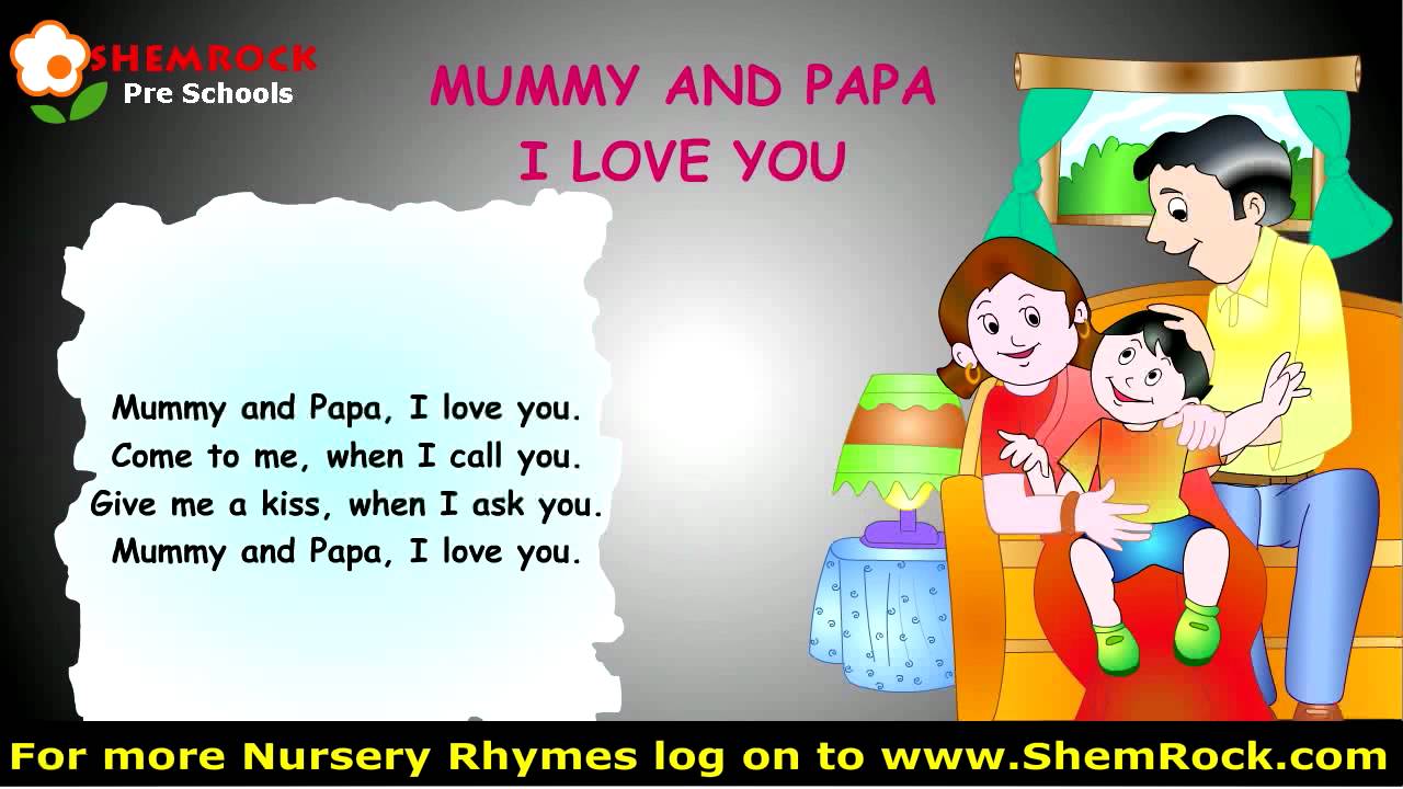 i love mummy papa