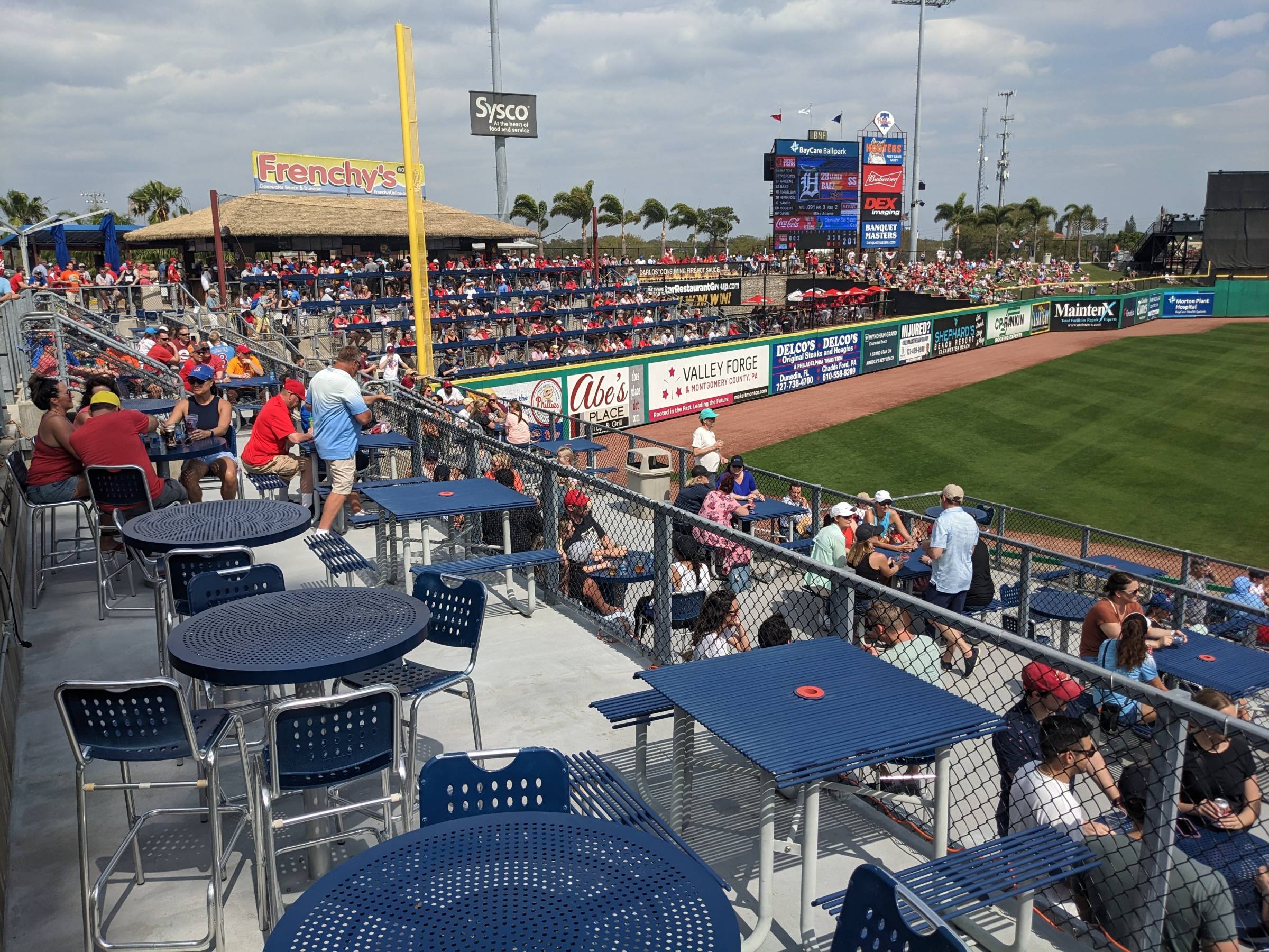 tiki terrace baycare ballpark