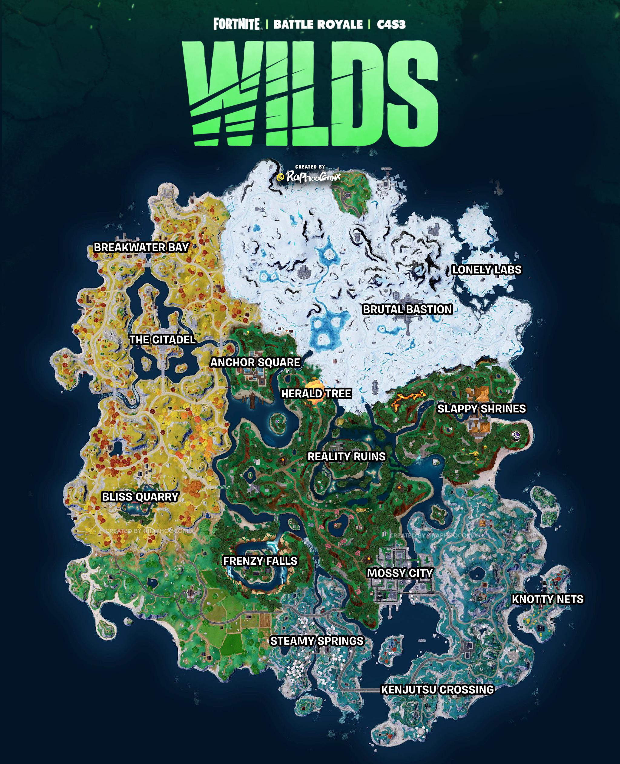 where to find wildlife fortnite chapter 4 season 3