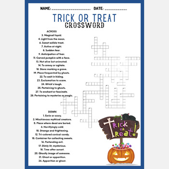 playful trick crossword