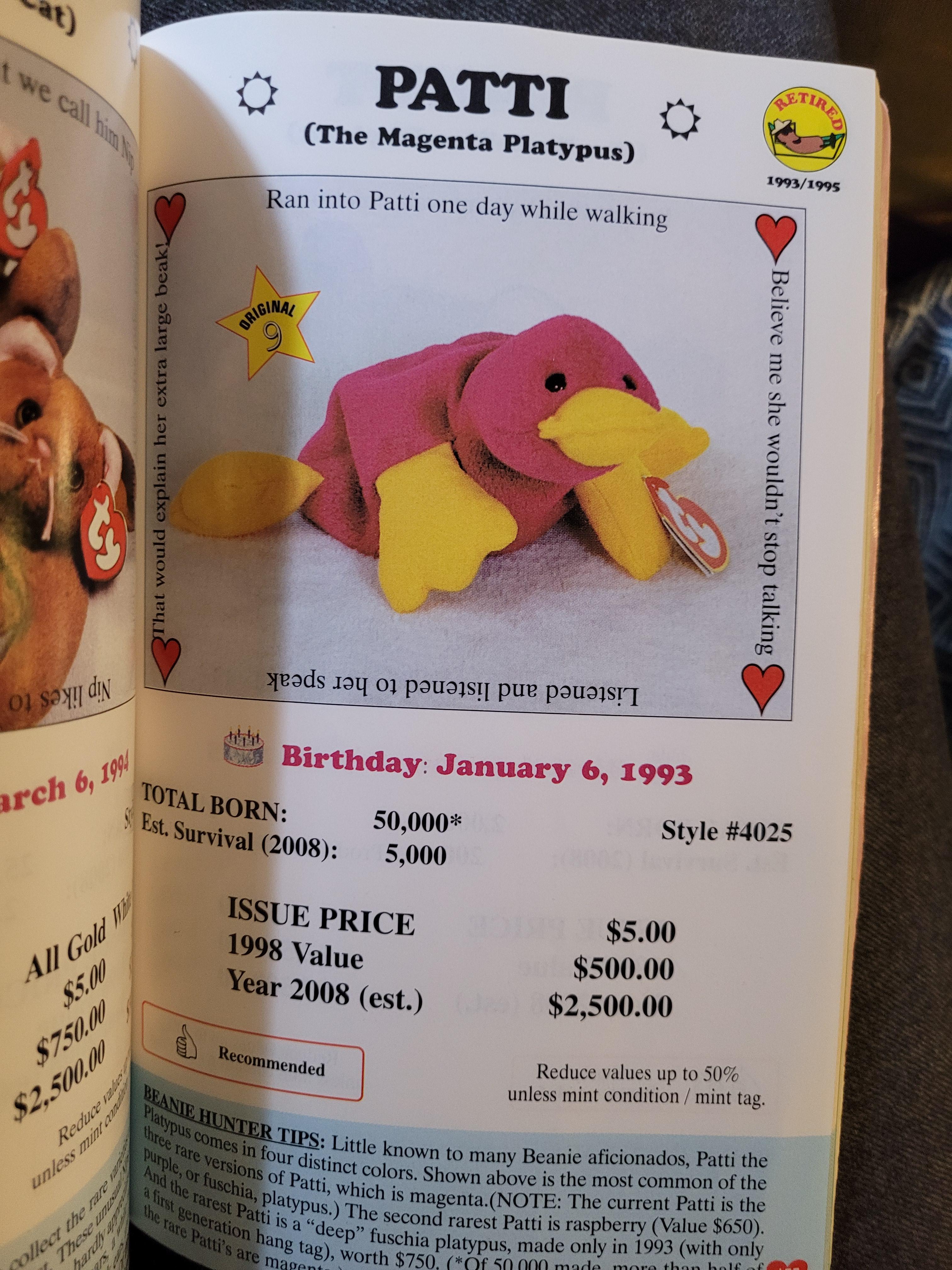 beanie baby price guide