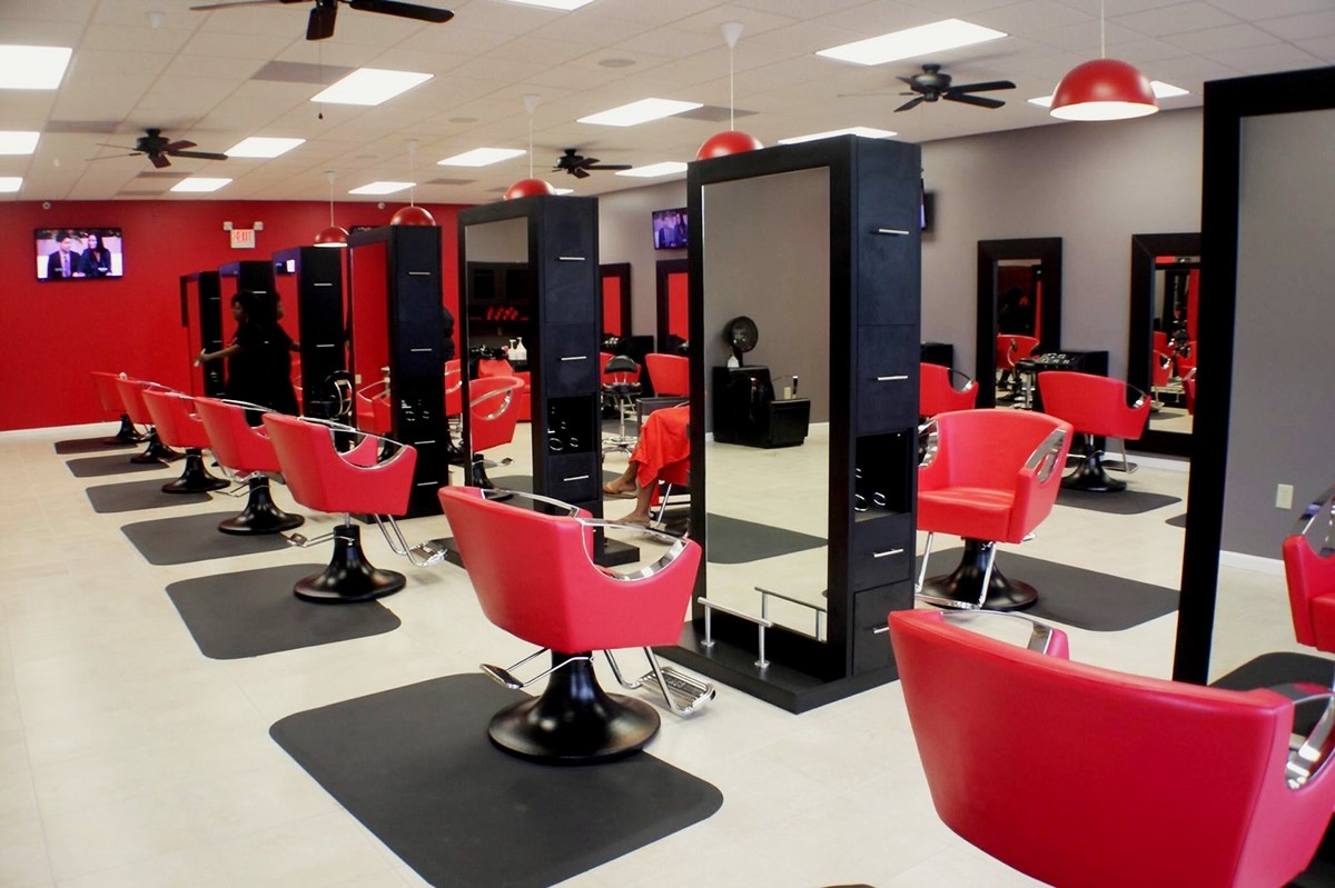 beauty salon stations