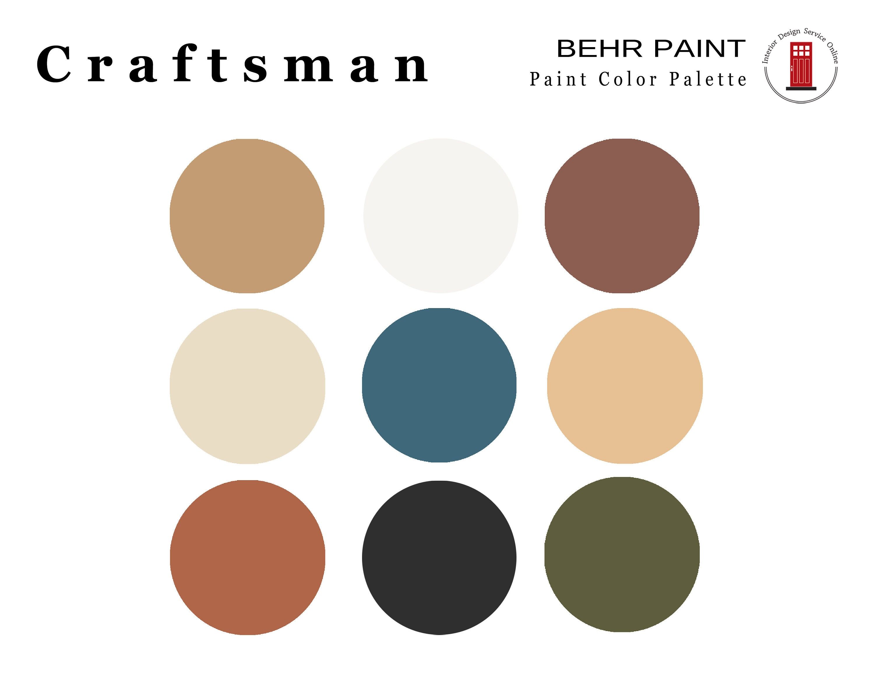 behr paint color palette