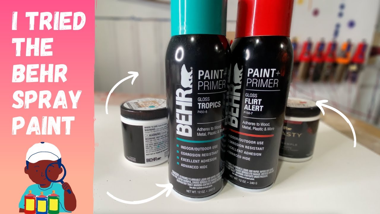 behr spray paint colors