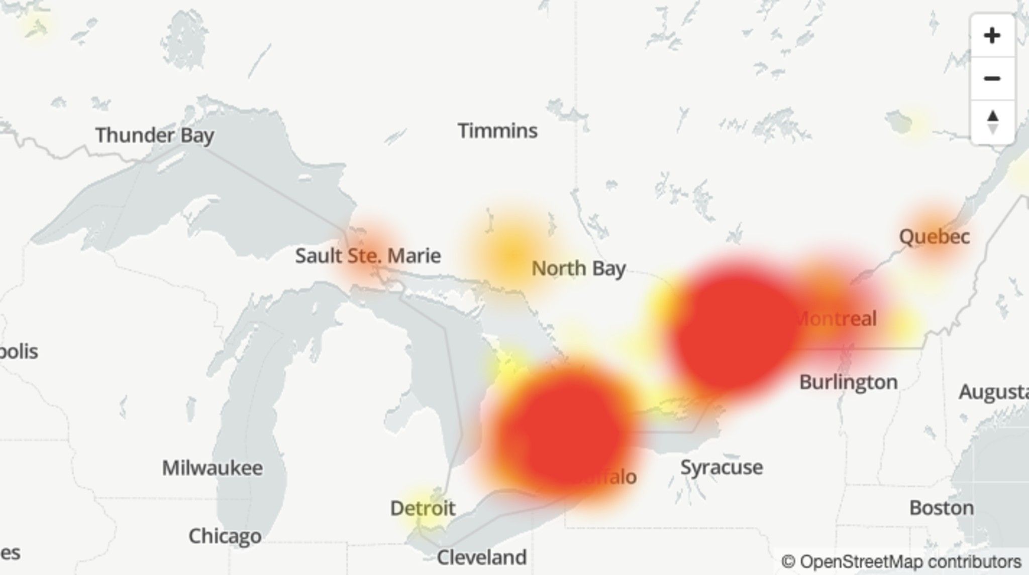 bell internet outage today