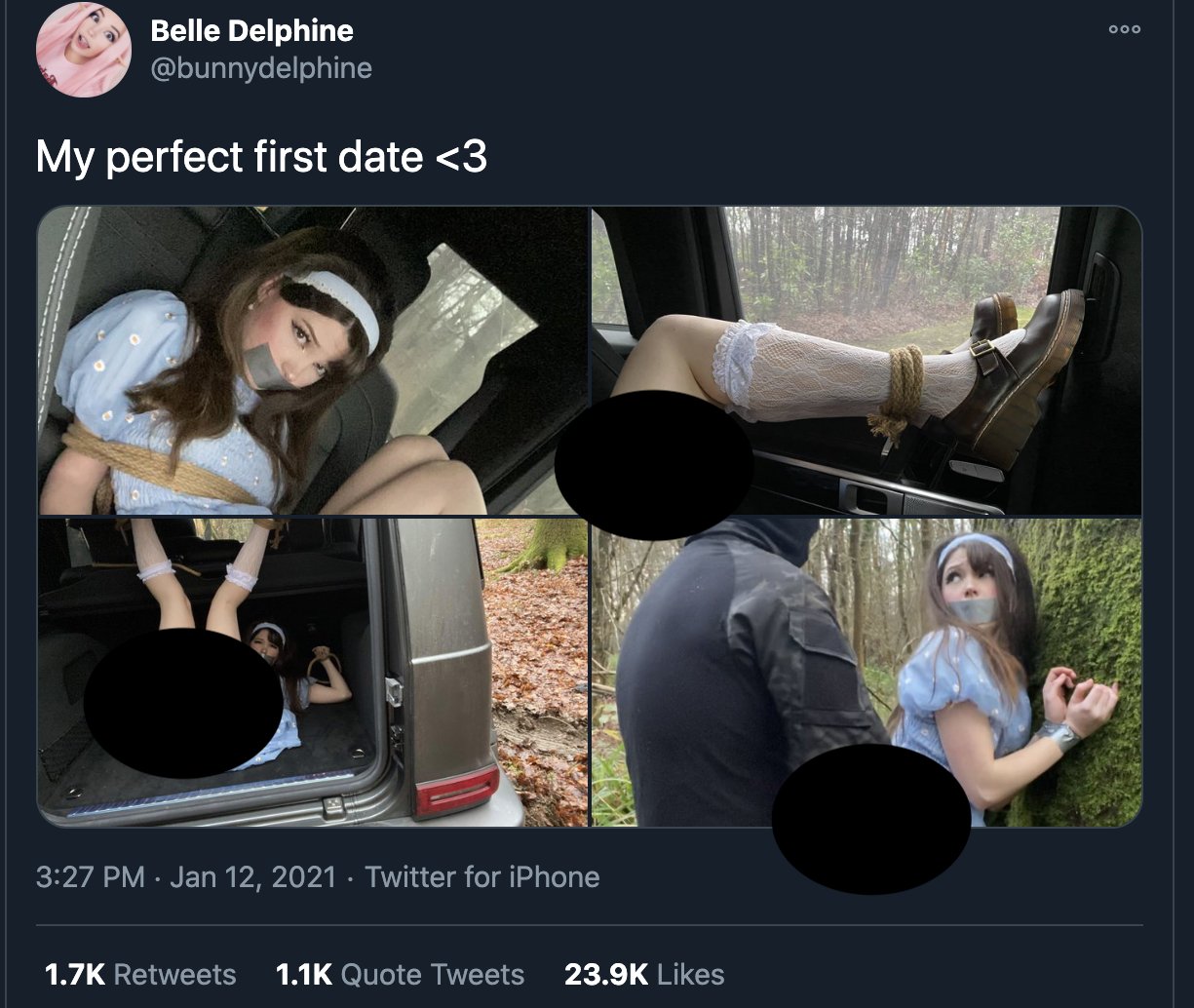 belle delphine twitter