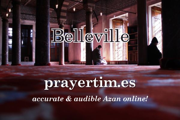 belleville prayer times