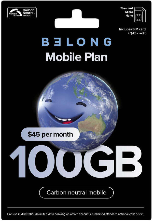 belong 100gb data plan