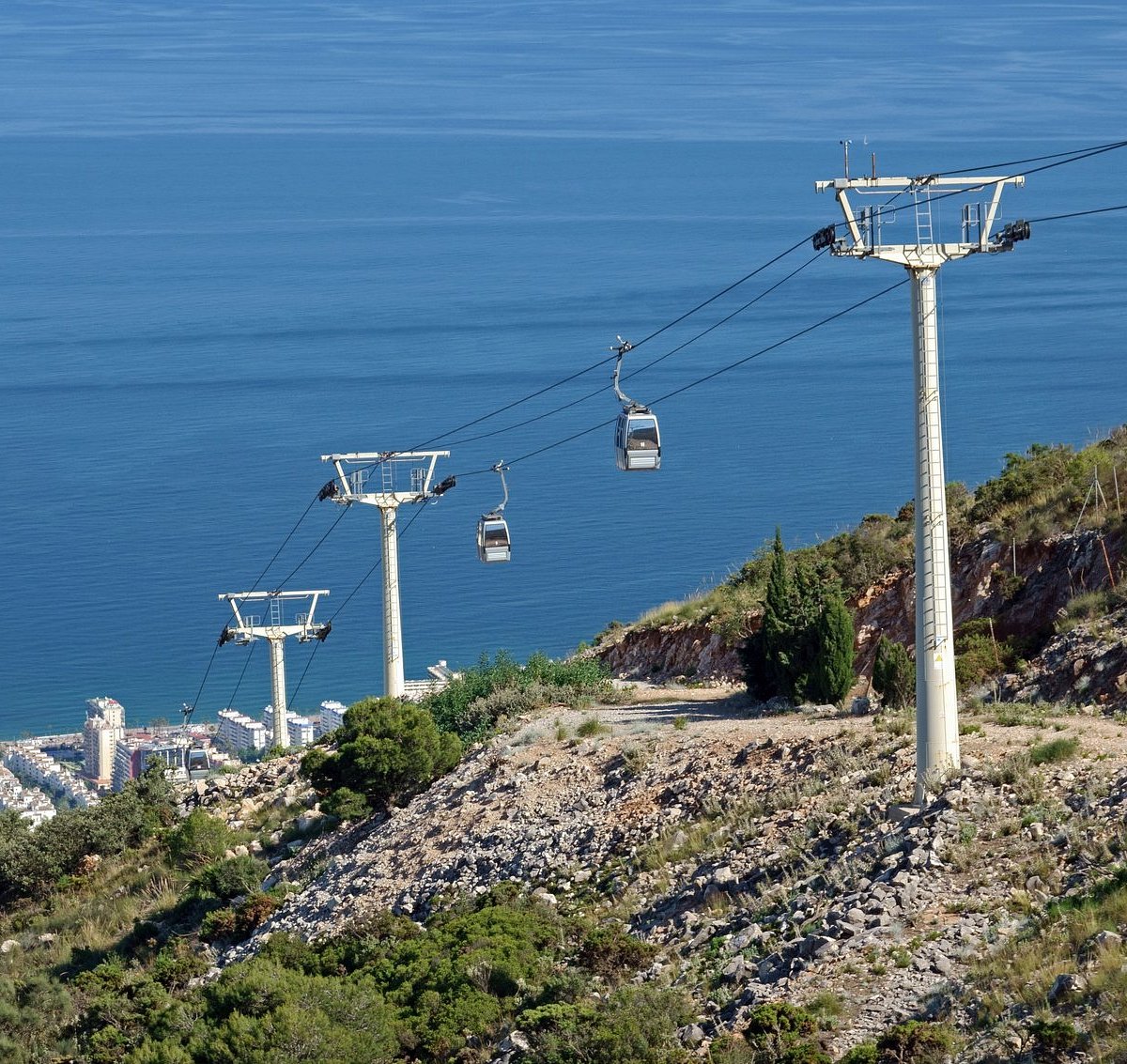 benalmádena cable car photos