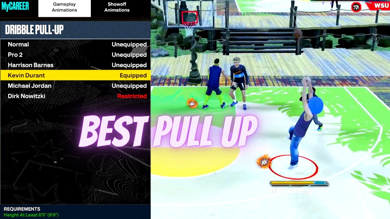 best dribble pull up 2k23