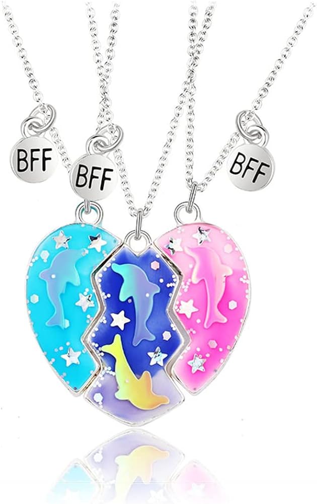 best friend necklaces for 3