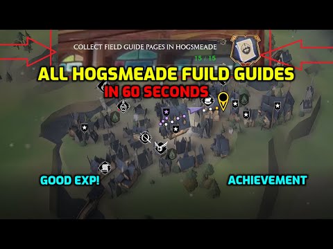 hogsmeade field guide pages