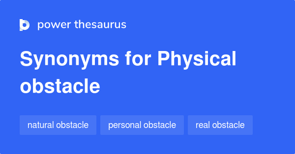 obstacle synonym