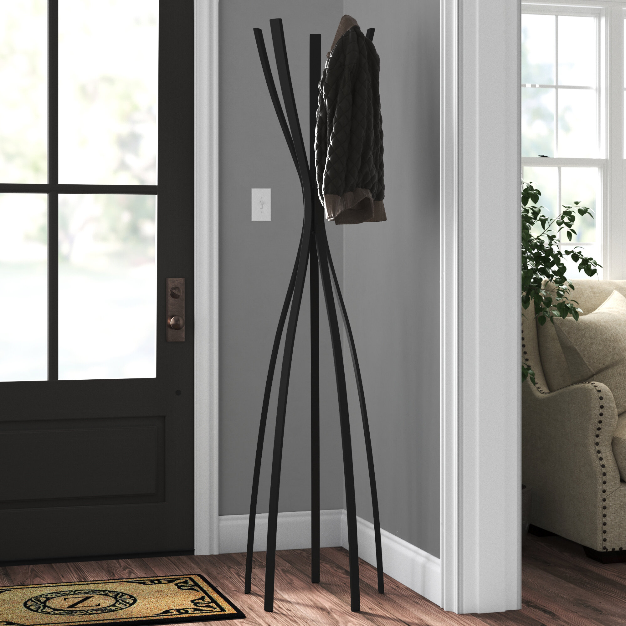 standing coat stand