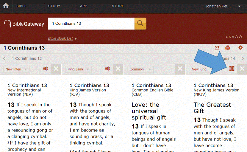 bible gateway verse lookup