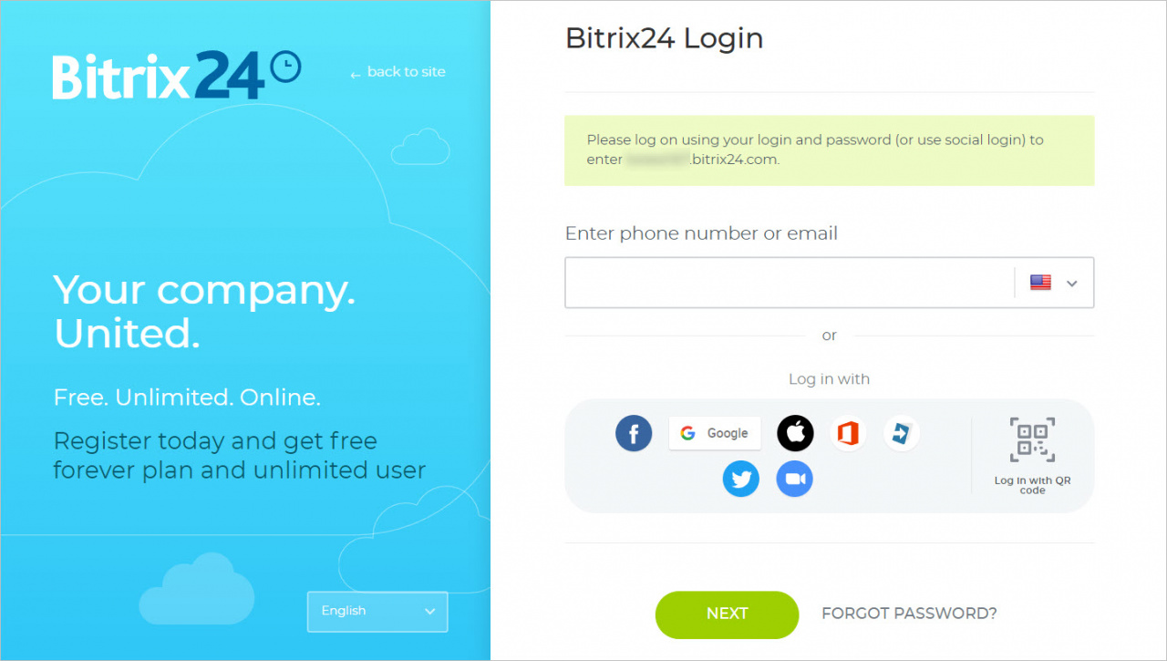 bitrix24 login