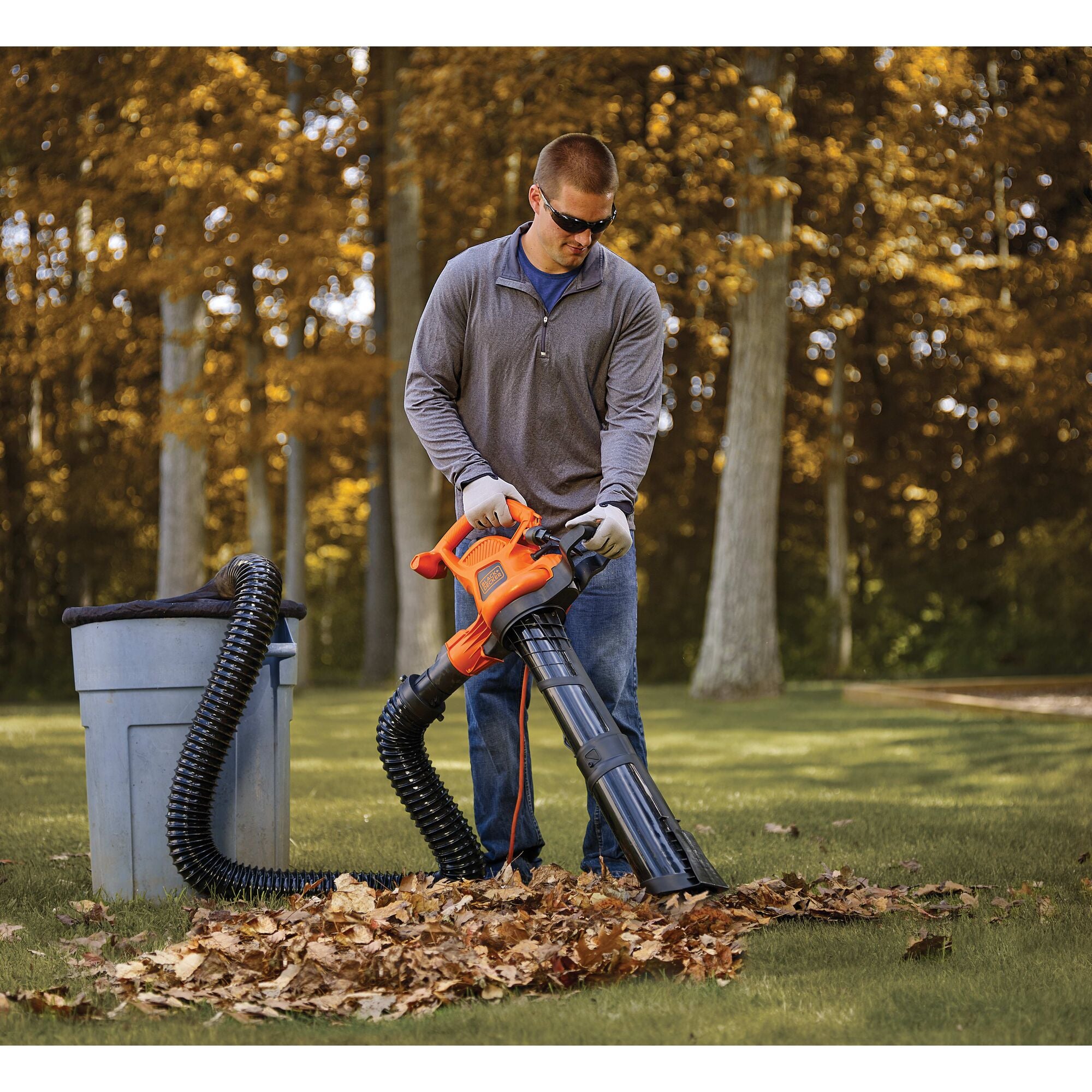 black & decker blower vacuum