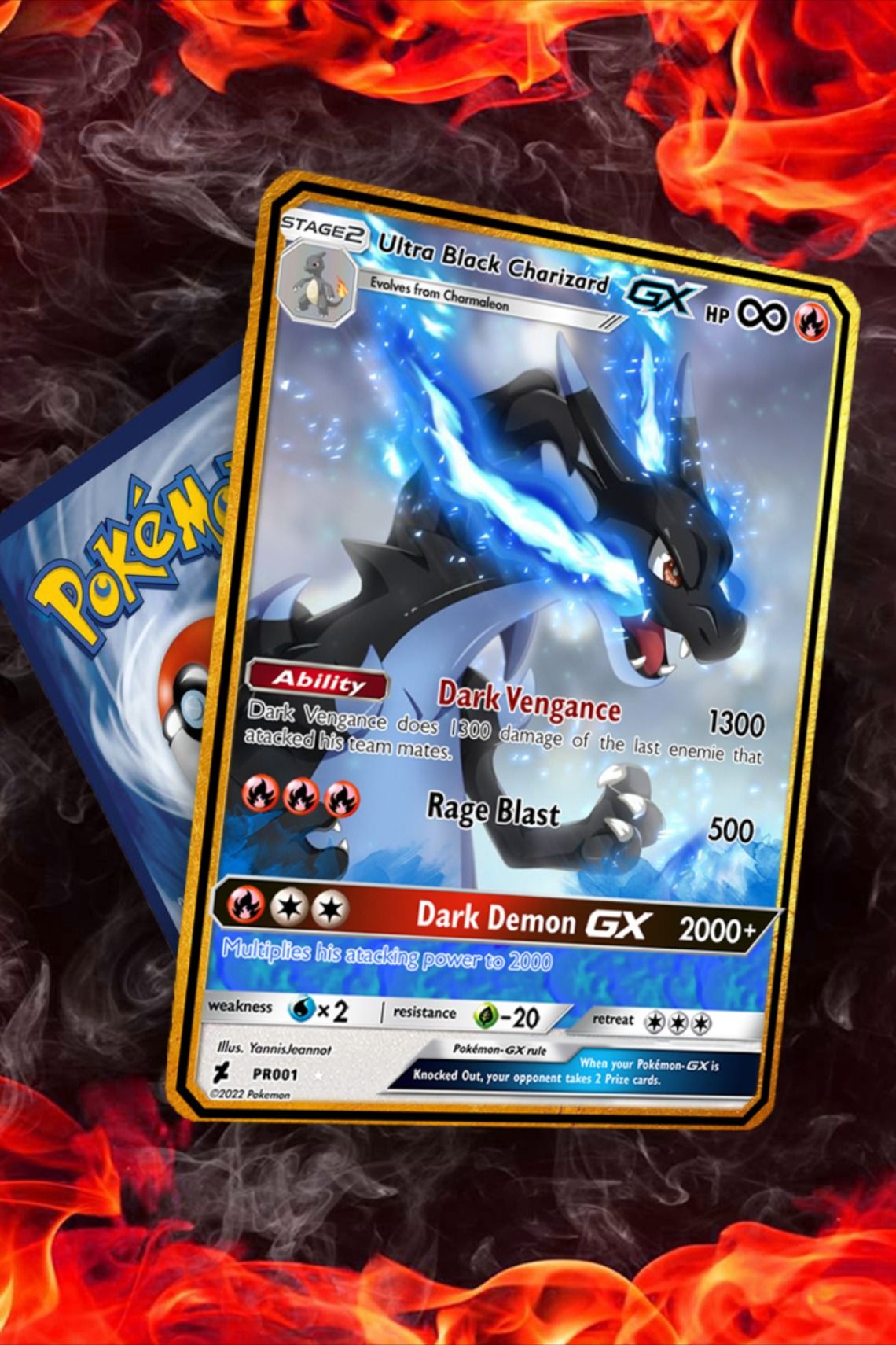 black charizard pokemon card