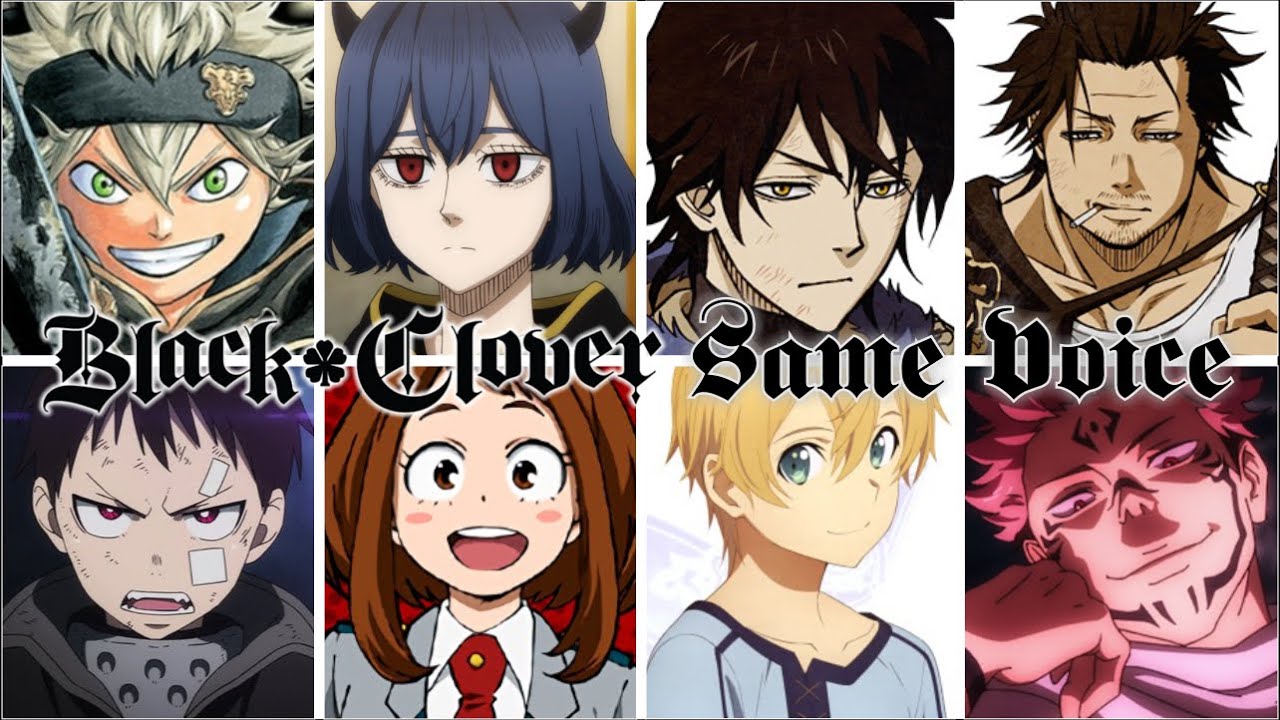 black clover voice actors