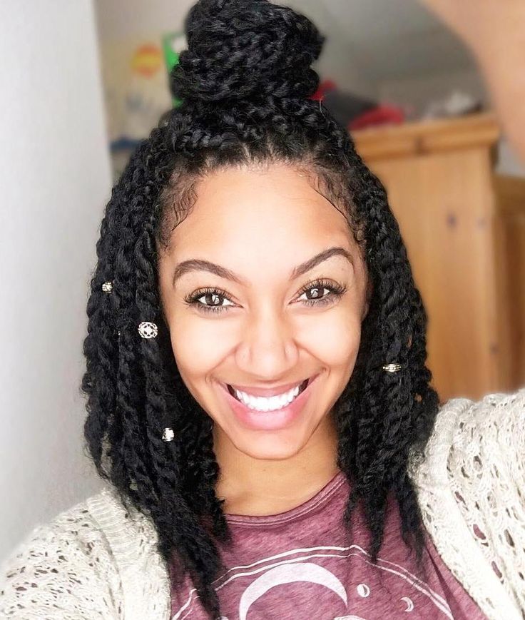 black hair twist