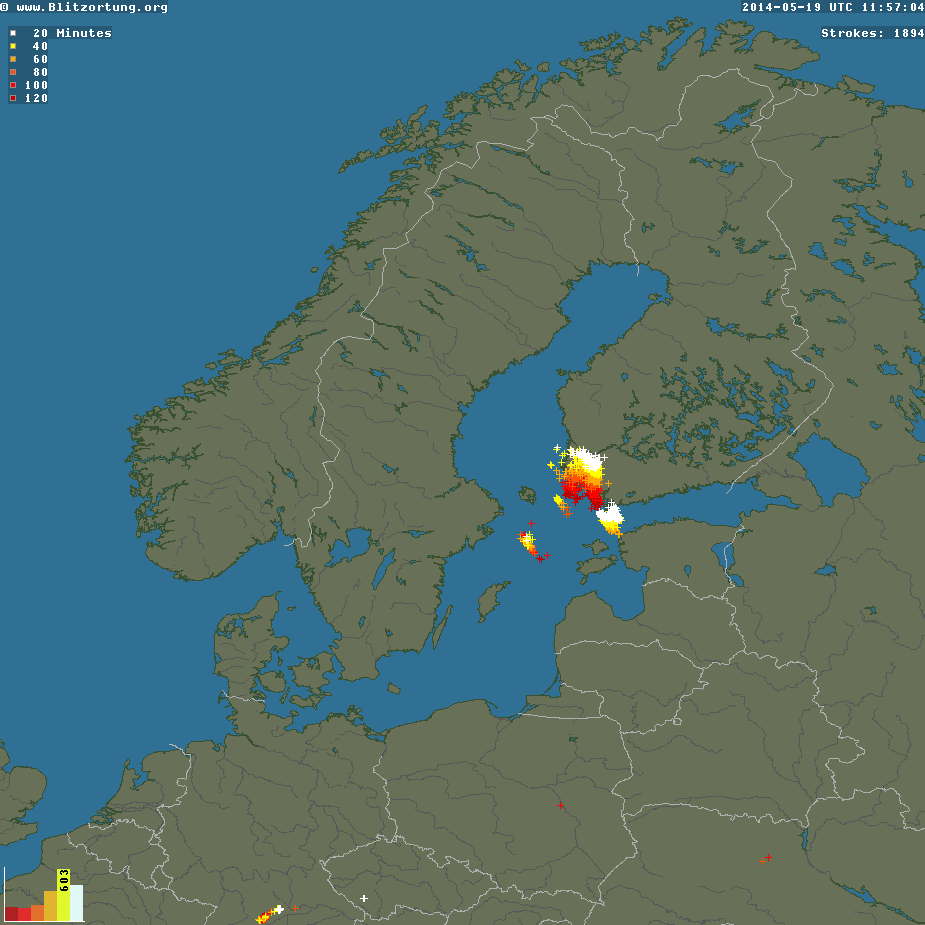 blitzortung live map