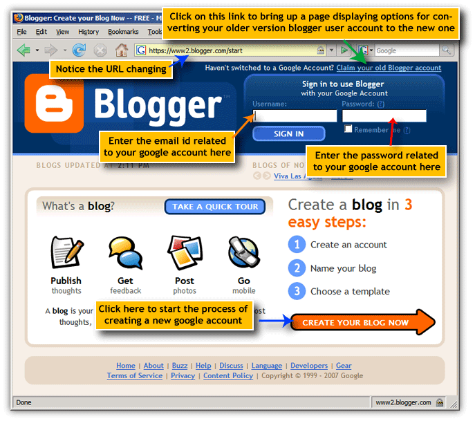 blogger.com log in