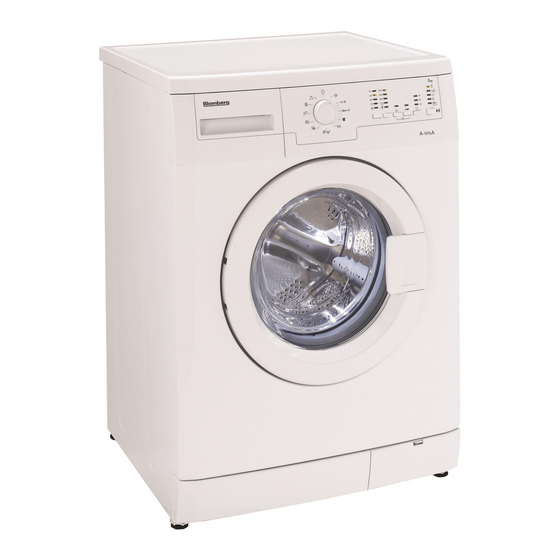 blomberg washing machine manual