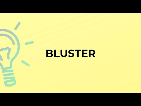 bluster meaning in english