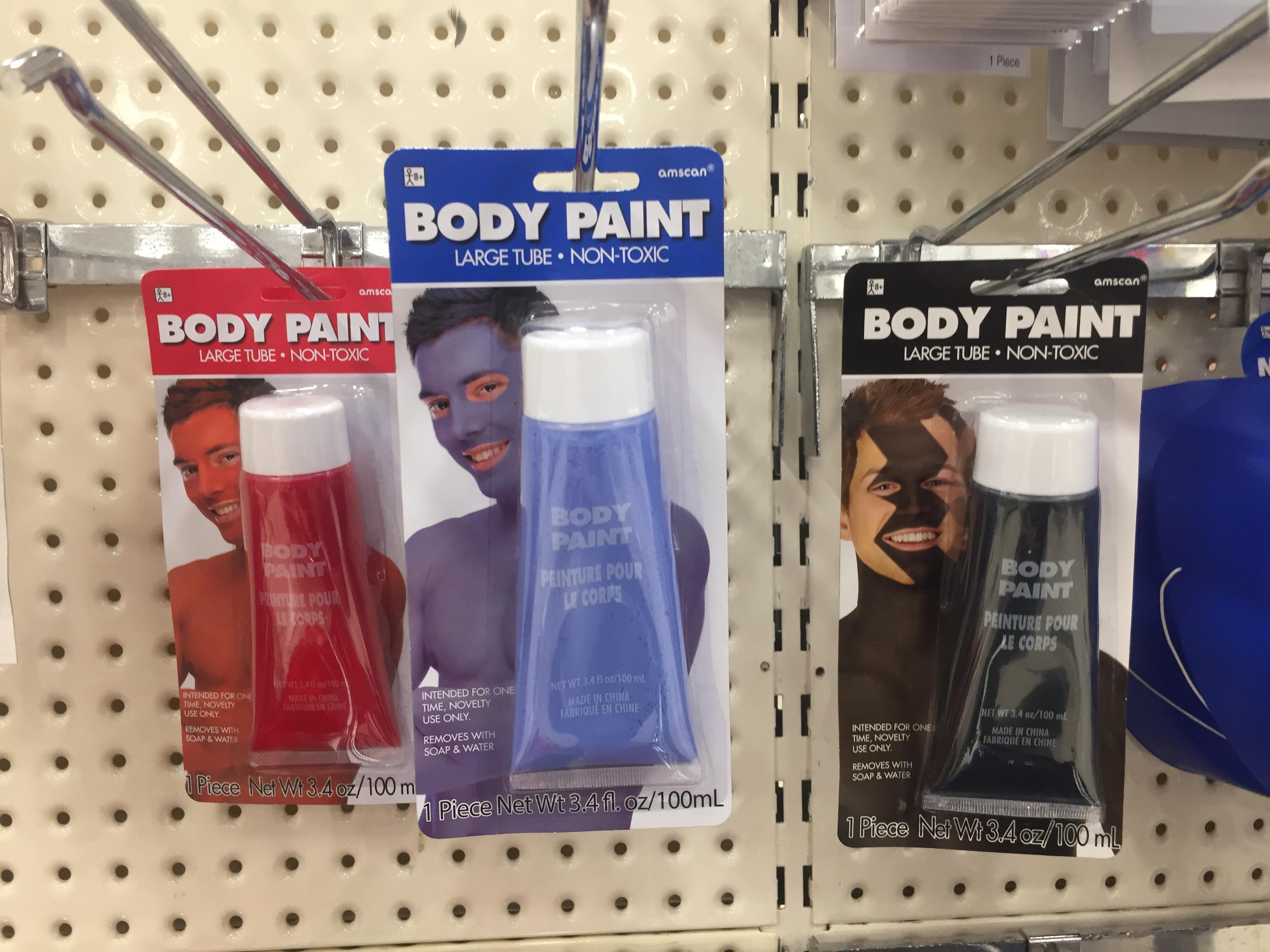 body paint joke