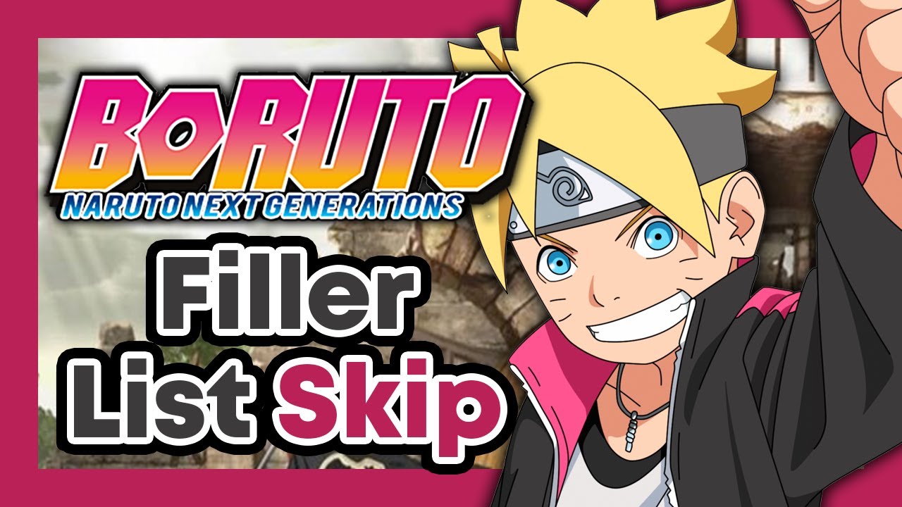 boruto episode filler list