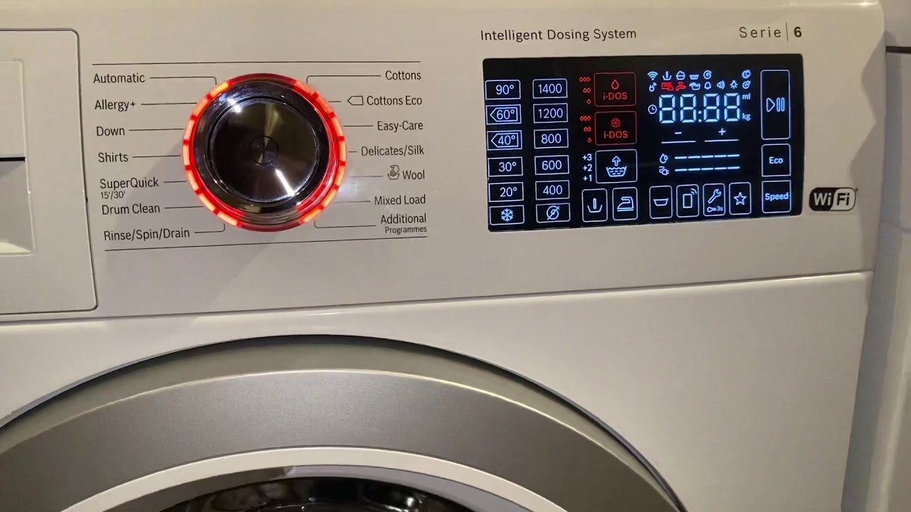 bosch washing machine service